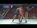 1/2 GR - 88 kg: B. KARAEV (KGZ) v. F. BOUDAGHI (IRI)