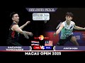 Kantaphon WANGCHAROEN (THA) vs Justin HOH (MAS) | Macau Open  2025 Badminton