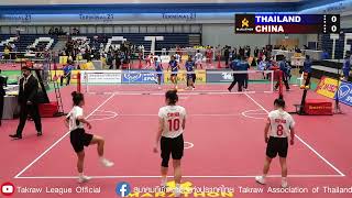 THAILAND vs. CHINA | WOMEN'S REGU | SEPAKTAKRAW WORLD CHAMPIONSHIP 2023