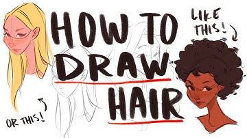 HOW TO DRAW HAIR IN PROCREATE | Easy Tips for Beginners