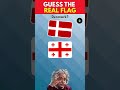 ❌ Spot the Fake Flag! Guess the Real One or Lose! #shorts #viralvideo #quiz