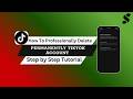 How To Delete Permanently TikTok Account – Remove Profile Forever!