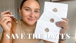 WEDDING SAVE THE DATES FOR CHEAP!! || tips \& tricks || Wedding Series