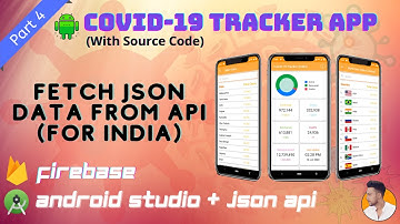 #4. Fetching data (for India) from API | Covid-19 Tracker App using Android Studio