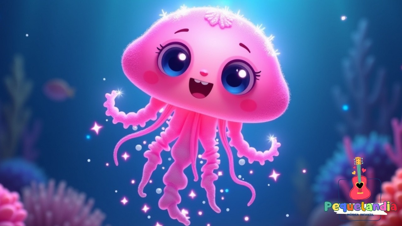 🪼🌟 Medusita Luz Luz | Música infantil bajo el mar para bailar y jugar 💦🎶