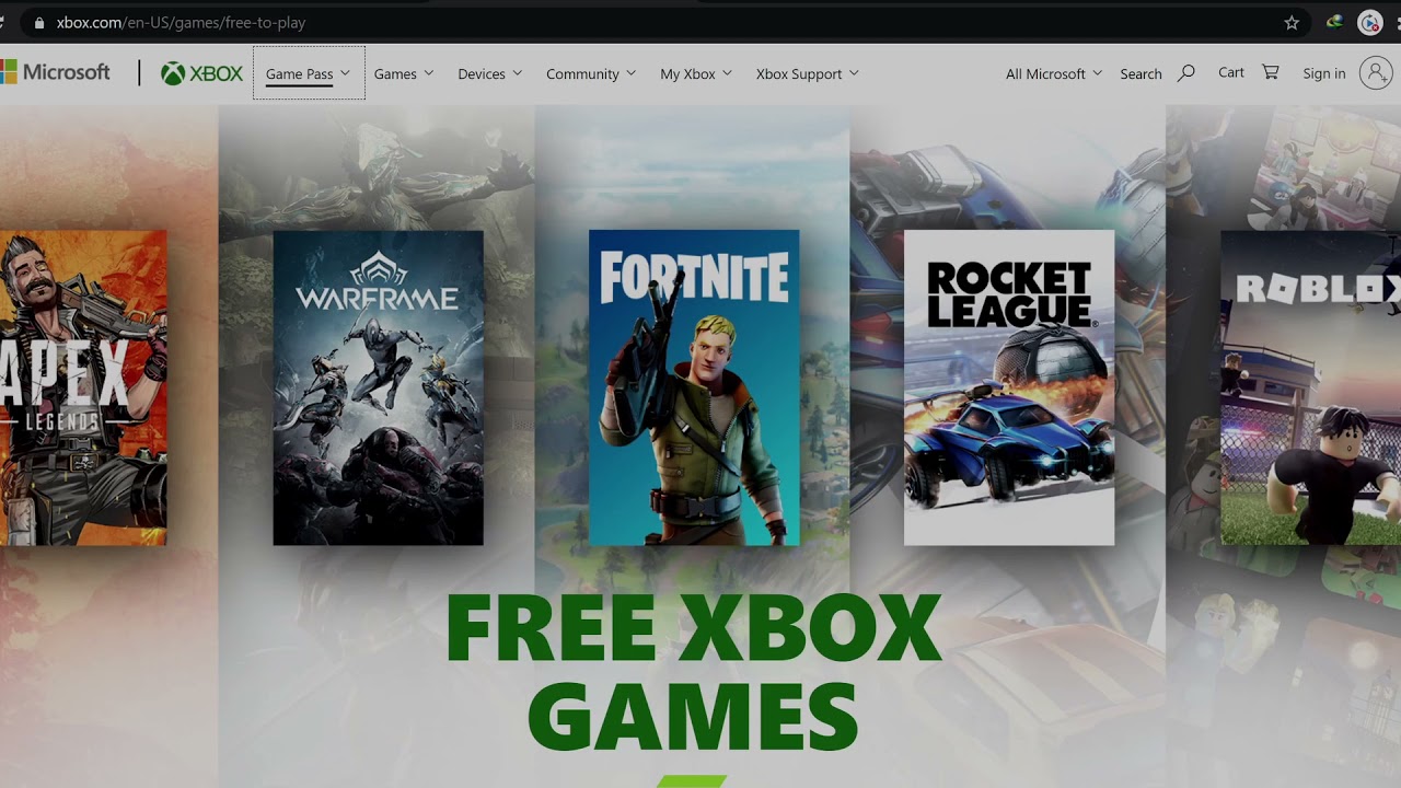 Free to play games No Longer need Xbox Live Gold membership!