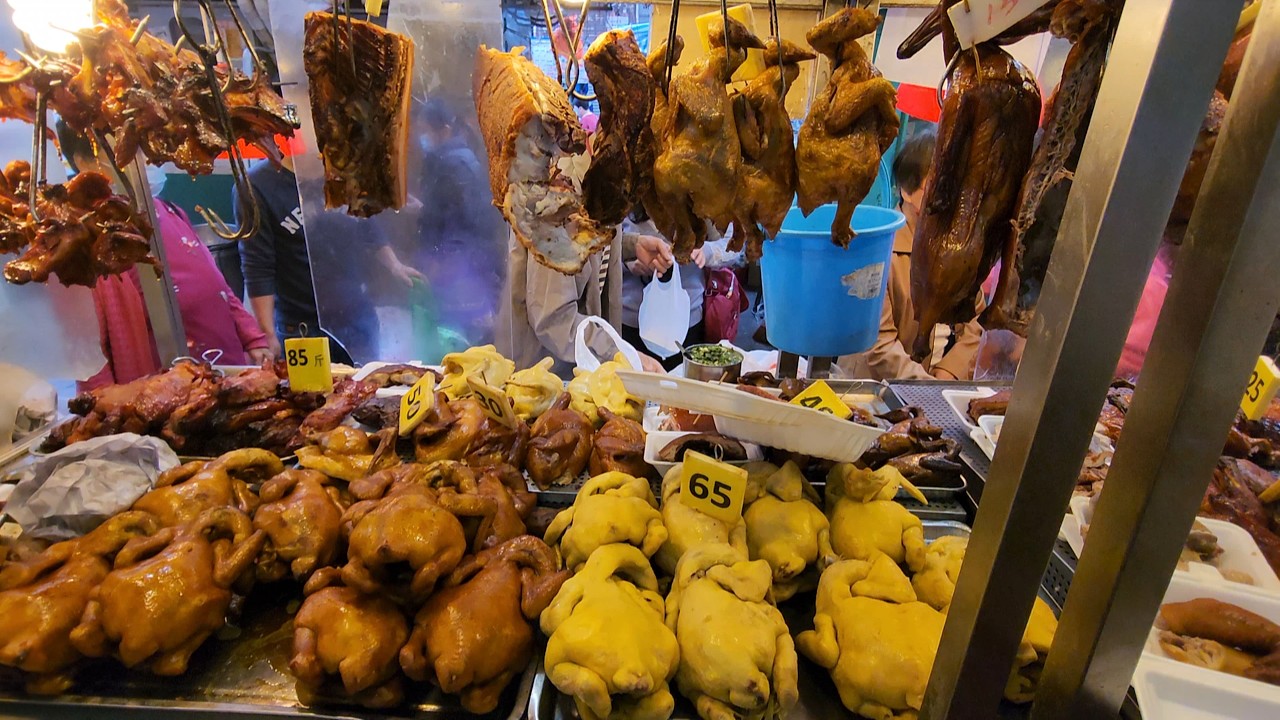 Hongkong Crispy#Pigbelly #RoastGoose #Duck #streetfood  #ASMR #charseiw Roast#piglet #chatgpt #grok3