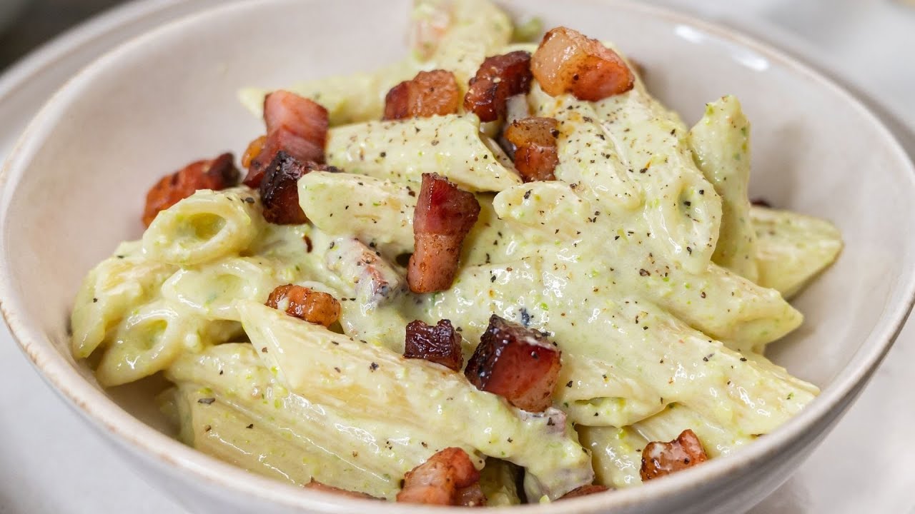PENNE AL PESTO DI PISTACCHI E SPECK - Cremosa e saporita!