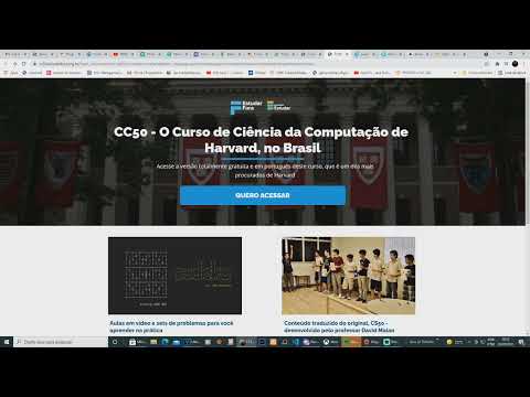 CC50 - O Curso de Ciência da Computação de  Harvard, no Brasil GRÁTIS