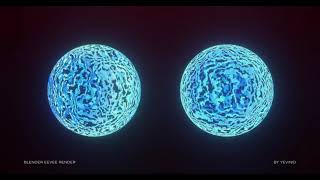 Blender Shader — Emissive sci-fi barrier (procedural)