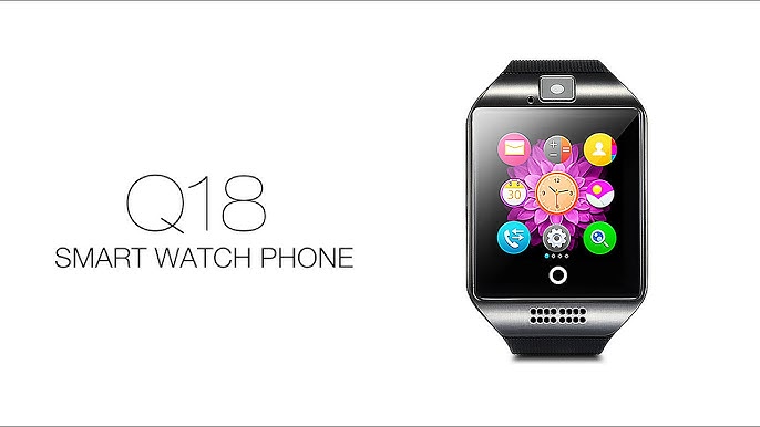 Smartwatch Q18 Con Cámara y Ranura para tarjeta SIM TF Rastreador de a –  VecindarioDigital