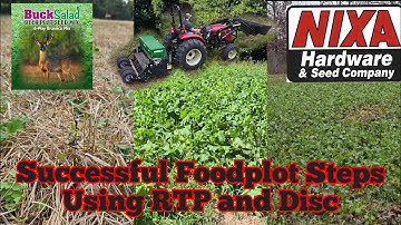 Successful Foodplot Steps - Buck Salad 6-Way Brassica Deer Plot Mix