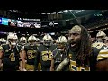 Demario Davis leads Saints Pregame Huddle vs. Panthers