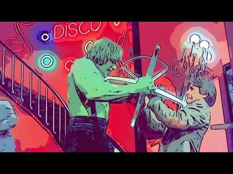 Hulk comic book style 29 Dark Side scene