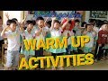 Warm up activities. Kindergarten