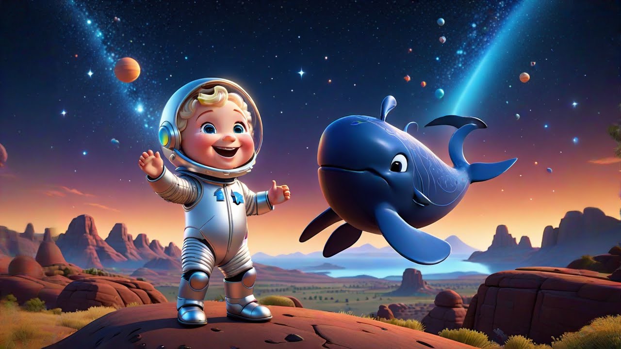 Rocket Whale Sky Adventure | Nursery Rhymes for Kids | Baby Songs and Preschool Learning