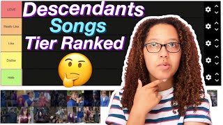 Tier Ranking ALL the Descendants Songs // Descendants Soundtrack Ranked