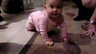 Ava Crawls for First Time!