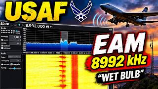 US Air Force EAM on 8992 kHz! Coded Message Received in Bulgaria