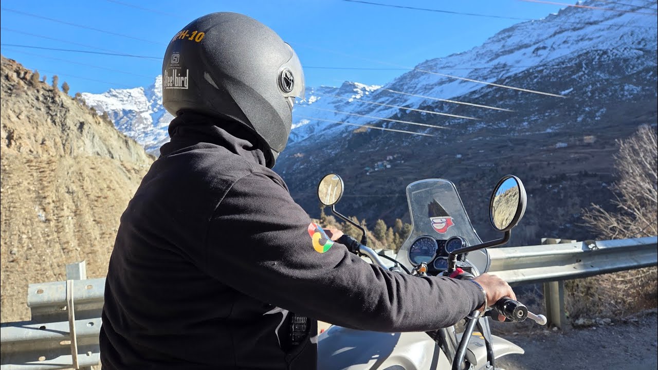 World's Most Beautiful Bike Ride?🤔 Manali to Keylong Part-1 