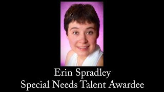 Erin Spradley, SPECIAL NEEDS TALENT AWARDEE (VR Studio) by Healthy Vocal Technique 1,362 views 4 months ago 2 minutes, 49 seconds