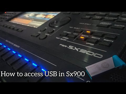 How to access and copy USB files in Yamaha psr sx900 | mad mus |