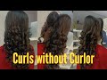 Curls without Curlor with Hair Style | Tutorial | By Aisha Butt