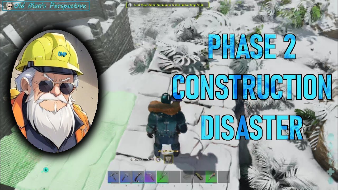 Snow Base Ark Tutorial Snow Biome Base Phase 2 Construction Disaster! Ark Survival Ascended ...
