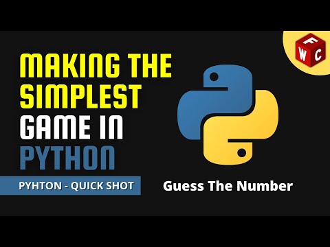 How to Make Simplest Game using Python | Python Tutorial