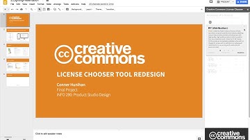 Creative Commons License Chooser Tool