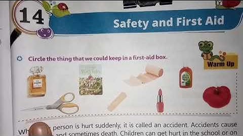 👨‍🏫SCIENCE🌄 CLASS 3| Ch14| SAFETY & First AID