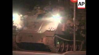 Israeli tanks pullout
