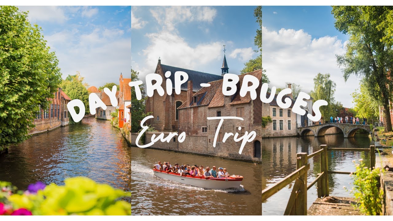 Euro Trip Ep 3 Brussels to Bruges Day Trip Belgium Places to