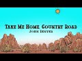 John denver  take me home country roads lyrics