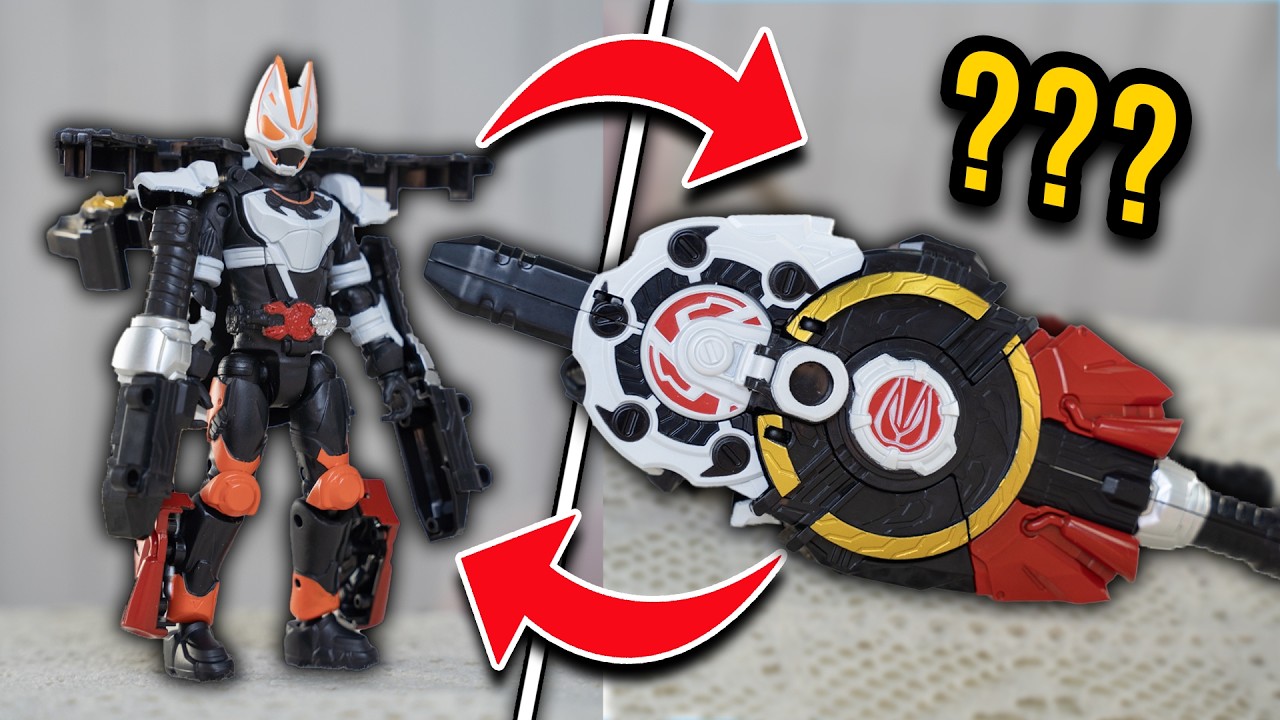 The Kamen Rider Toy Which Transform Into The Belt - YouTube