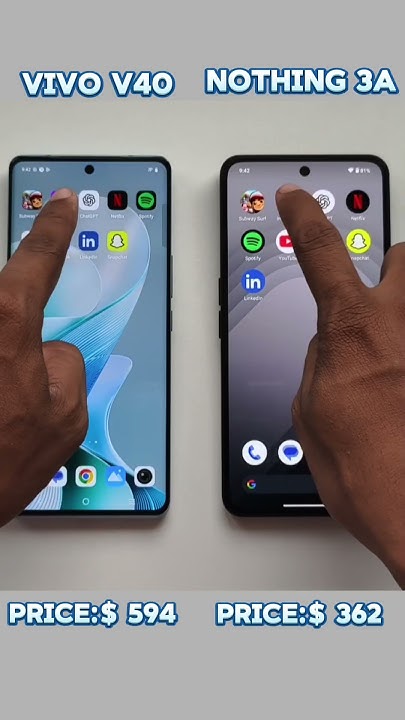 Is the Nothing Phone 3a Better Than Vivo V40? Let’s Find Out! #shorts ...