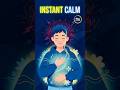This 20-Second Trick Calms Your Overthinking Brain #shorts