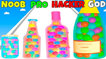 Bottle Runner Gun - NOOB vs PRO vs HACKER vs GOD