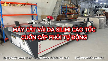 Máy cắt Vải Da Simili Cao Tốc - Cuốn Phôi Tự Động - IRONWOOD - IR-1625LR2A