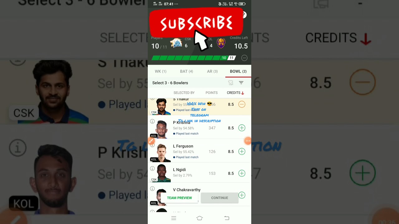 IPL Match-38|CSK VS KOL| CSK VS KOL DREAM11 TEAM PREDICTION TODAY| 