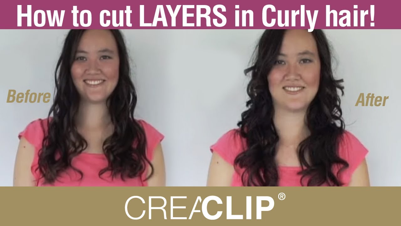how-to-cut-layers-in-curly-hair-layering-hair-easy-at-home-youtube