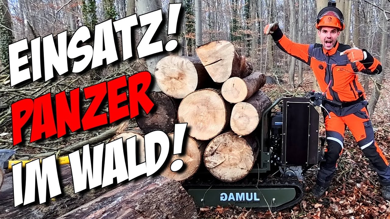 Erstes Mal mit dem Panzer im Wald! #minidumper #Lumag Gamul D5H