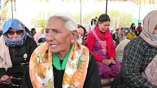 87year old Yangchen Dolma  Ladakh democracy movement  यान्गचेन दोल्मा लदाख लोकतन्त्र अान्दोलन मे
