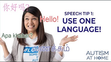 Use One Language - Speech, Language and Communication (2/6) | Autism at Home