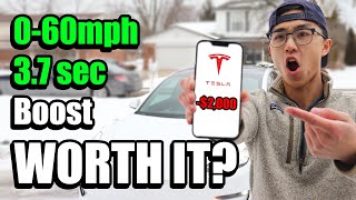 Is $2000 Acceleration Boost Worth It? Tesla Model 3 LR AWD 060 Software Update