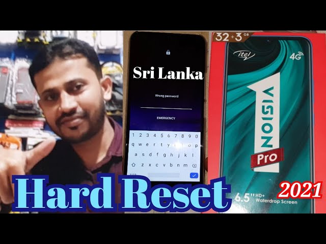 phone Hard Reset  itel vision 1 pro 2021 Resat  | L6502 Factory Reset | Patta Pin Password SriLanka