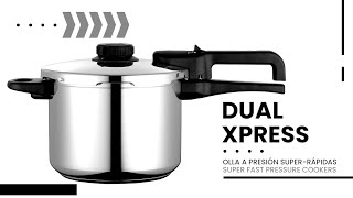 DUAL XPRESS (olla a presión súper- rápida / super fast pressure cookers)  FAGOR 