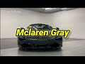 Mclaren Storm Gray, the fastest racing car