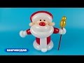 Дед Мороз из шариков  Santa Claus ​​of balloons