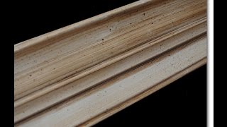 Faux Finish White Washed foam crown molding by Creative Crown. It looks like old antique wood. by Creative Crown Molding 4,733 views 9 years ago 4 minutes, 31 seconds